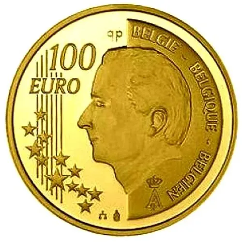 100 евро 2005, 175 лет независимости [Бельгия] Proof