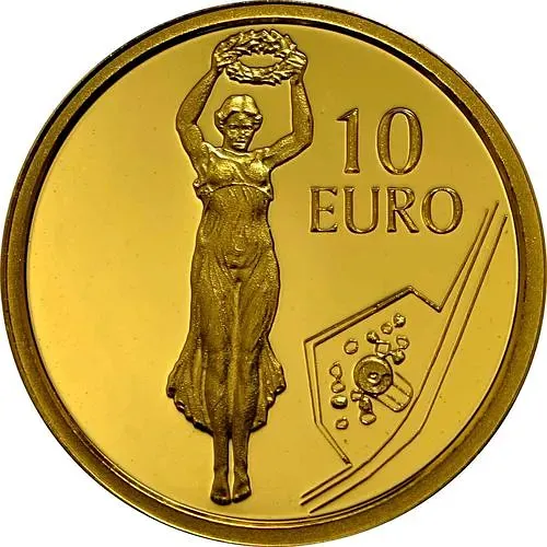 10 евро 2013, Золотая дама [Люксембург] Proof