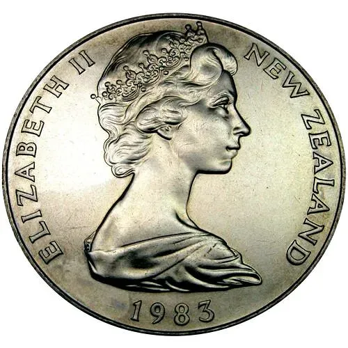 1 доллар 1983, визит [Новая Зеландия]