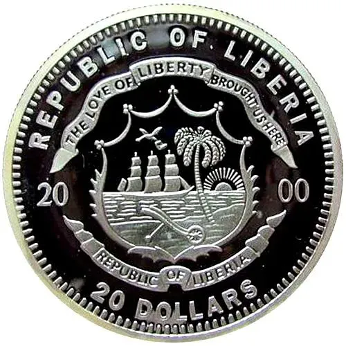 20 долларов 2000, История авиации - Международная космическая станция [Либерия]