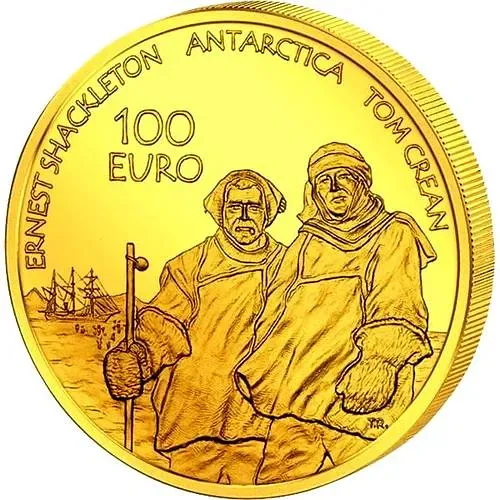 100 евро 2008, полярный год [Ирландия] Proof
