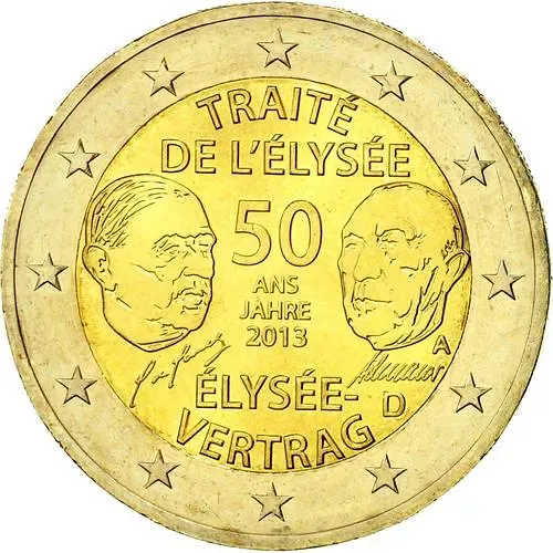 2 евро 2013, A, Елисейский договор [Германия]