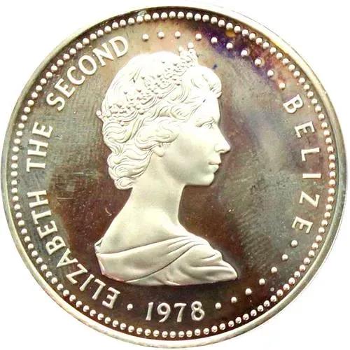 25 долларов 1978, 25 лет коронации Королевы Елизаветы II [Белиз]