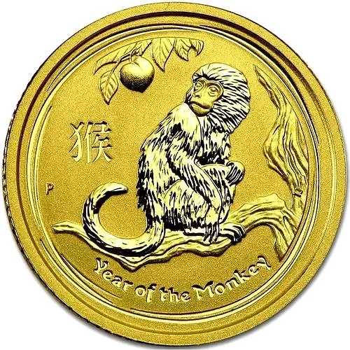 15 долларов 2016, P, год обезьяны [Австралия]