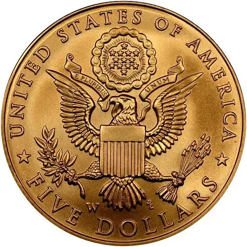 5 долларов 2008, W, белоголовый орлан [США]