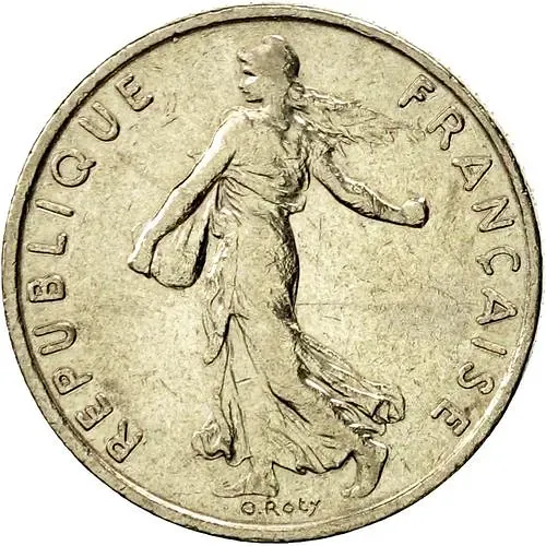 1/2 франка 1974 [Франция]