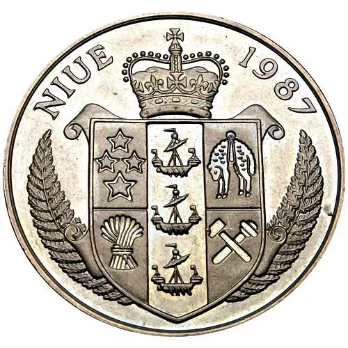 5 долларов 1987, Борис Беккер [Ниуэ]