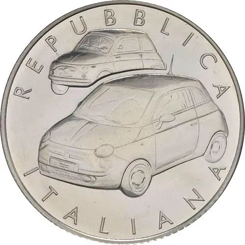 5 евро 2017, Фиат [Италия]