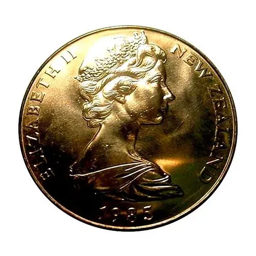 1 Dollar 1985, Black Stilt [New Zealand]