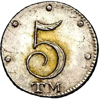 5 копеек 1787, ТМ, таврическая монета
