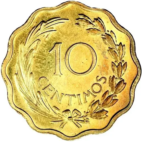 10 сентимо 1953 [Парагвай]