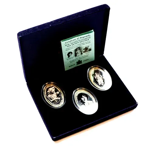 Набор Монет "100-летие Королевы Елизаветы" 2000