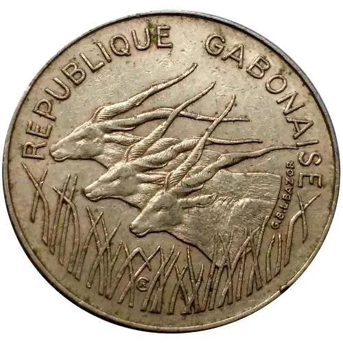 100 франков 1982 [Габон]