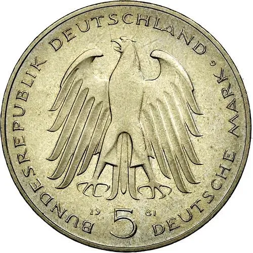5 марок 1981, Штейн [Германия / ФРГ]