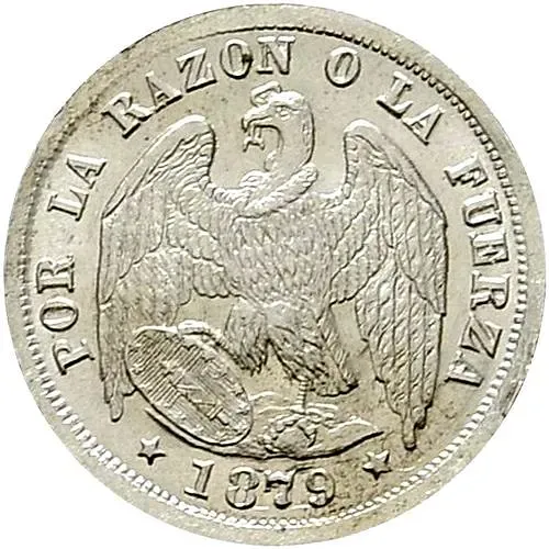 ½ десимо 1879-1894 [Чили]
