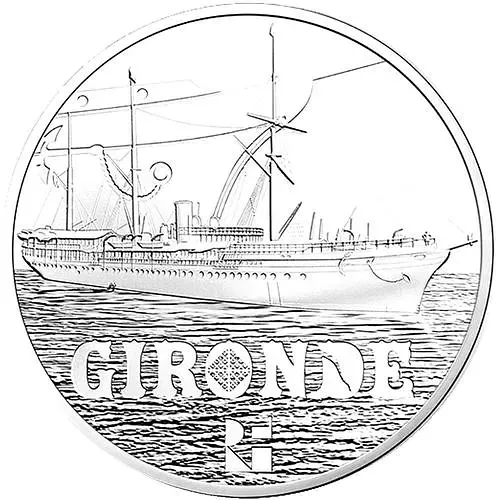 10 евро 2015, Жиронда Франция [Франция] Proof