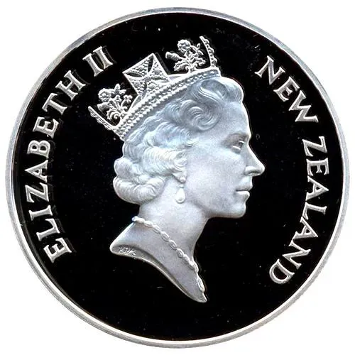 5 долларов 1997, птица [Новая Зеландия] Proof