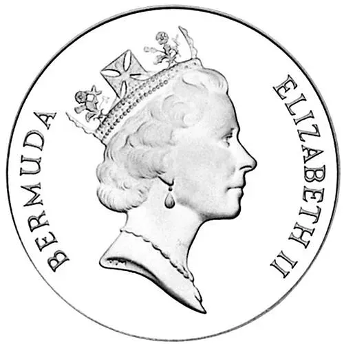 5 долларов 1993, Белохвостый фаэтон [Бермудские Острова]