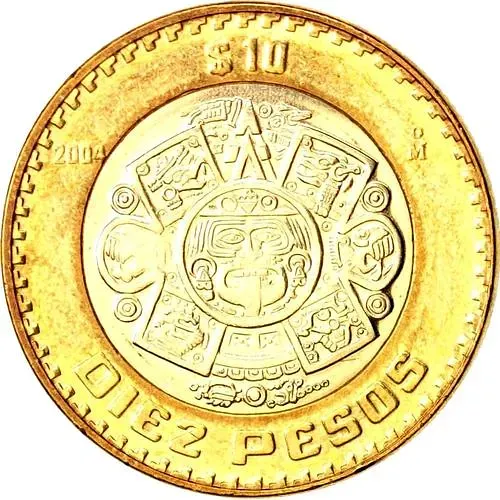 10 песо 2004 [Мексика]