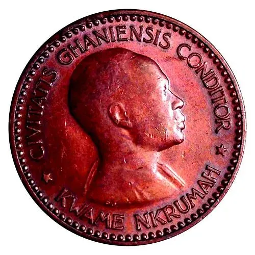 1/2 пенни 1958 [Гана]