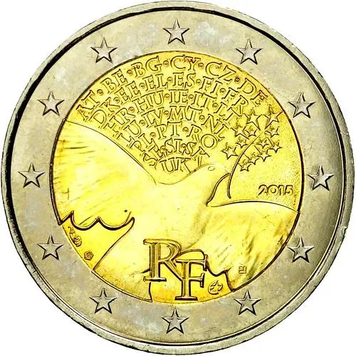 2 евро 2015, 70 лет окончанию Второй Мировой войны [Франция]