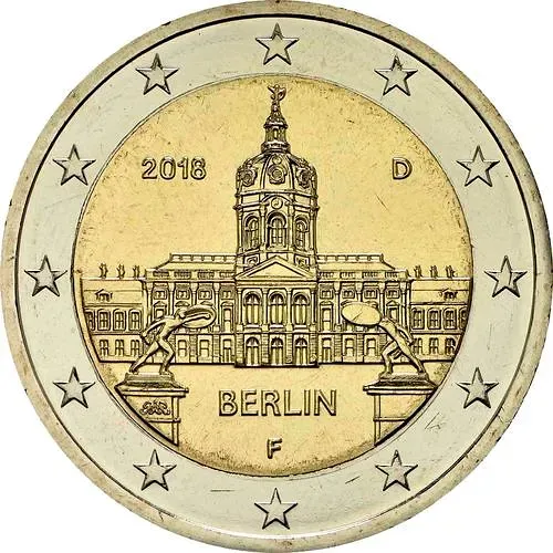 2 евро 2018, F, Берлин [Германия]