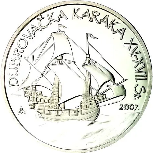 150 Kuna 2007, Dubrovnik Carrack [Croatia]