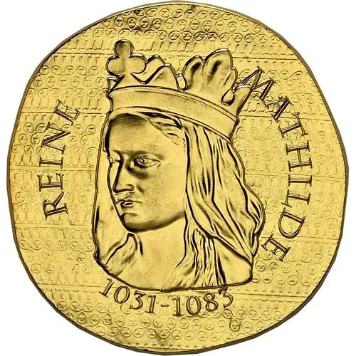 50 евро 2016, королева Матильда [Франция] Proof