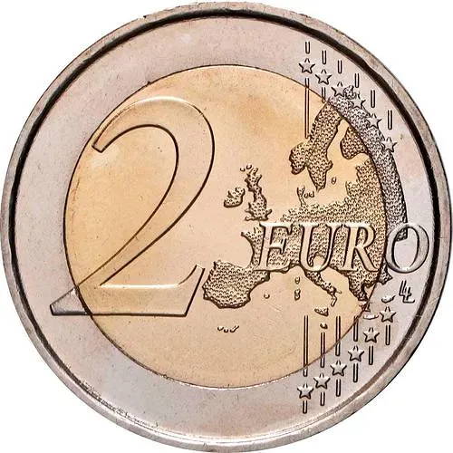 2 евро 2009, 10 лет монетарной политики ЕС (EMU) и введения евро [Испания]