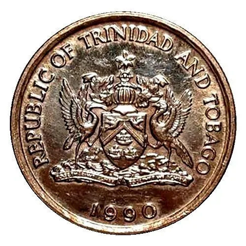 10 центов 1990 [Тринидад и Тобаго / Тринидад]