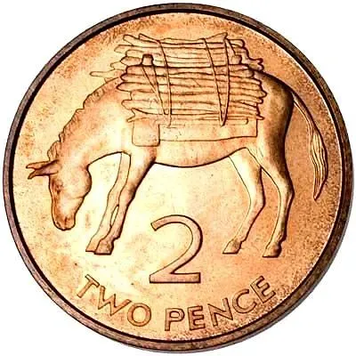 2 пенса 1984 [Острова Святой Елены и Вознесения / Острова Святой Елены, Вознесения и Тристан-да-Кунья]