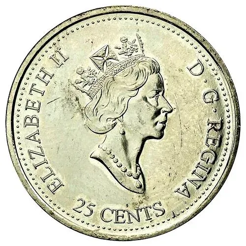 25 центов 1999, Миллениум - Ноябрь 1999, Авиасообщение с севером [Канада]