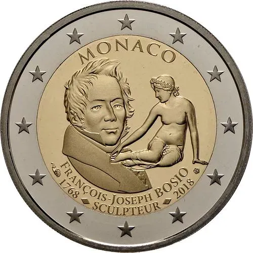 2 евро 2018, Бозио [Монако] Proof