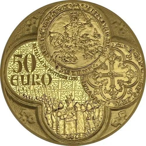 50 евро 2015, сеятельница [Франция] Proof