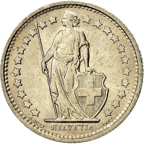 1/2 франка 1971 [Швейцария]