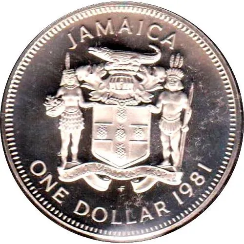 1 доллар 1980-1989 [Ямайка]
