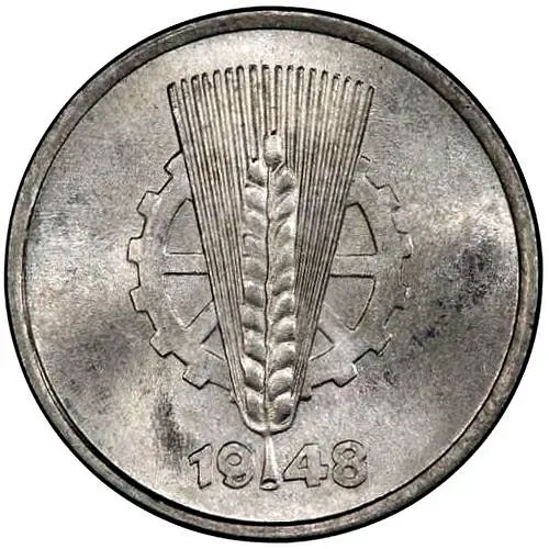 1 пфенниг 1948, A [Германия / ГДР]