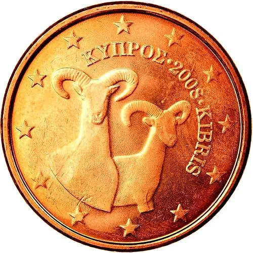 5 евроцентов 2008-2019 [Кипр]