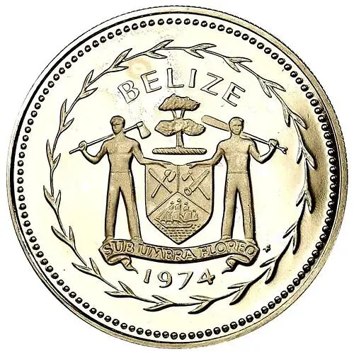 25 центов 1974 [Белиз]