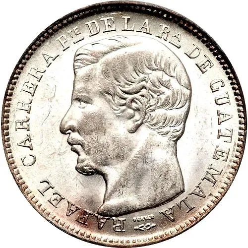 4 реала 1863-1865 [Гватемала]