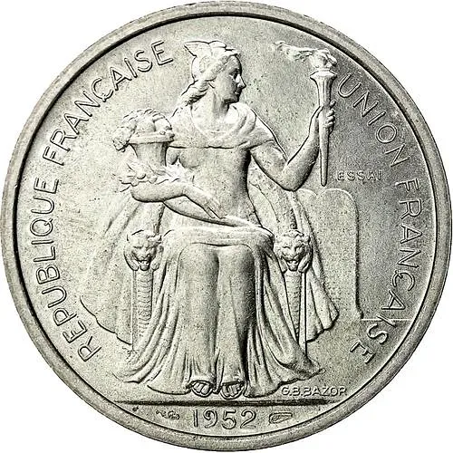 5 франков 1952 [Французская Полинезия / Французская Океания]