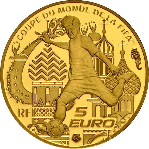 5 евро 2018, футбол [Франция] Proof