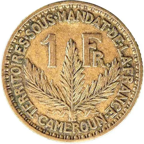 1 франк 1926 [Камерун]