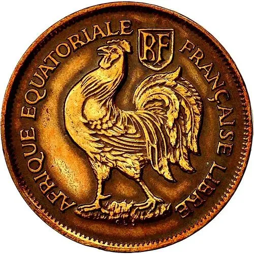 1 франк 1943 [Французская Экваториальная Африка]