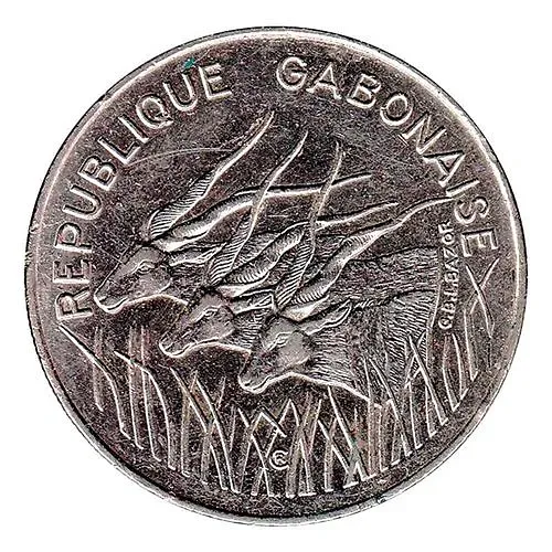 100 франков 1984 [Габон]