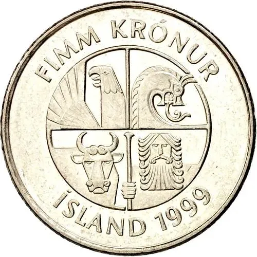 5 крон 1999 [Исландия]