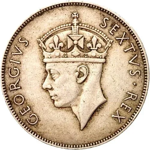 1 шиллинг 1949, без букв [Восточная Африка]