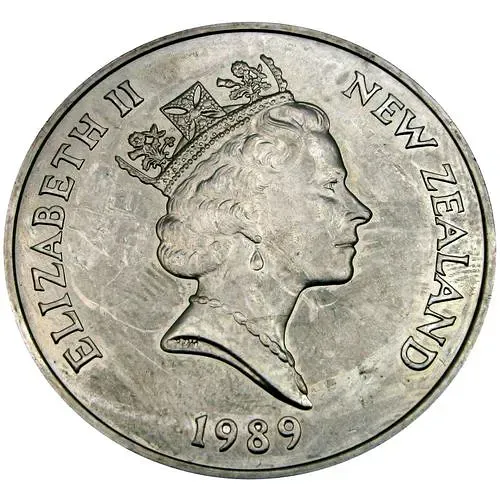 1 доллар 1989, пловец [Новая Зеландия]