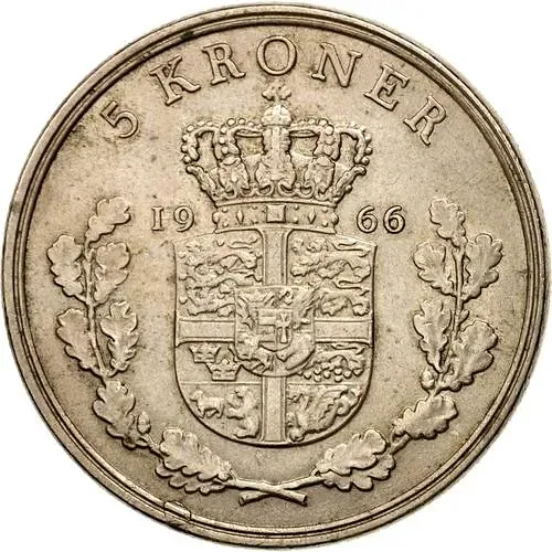 5 крон 1966 [Дания]