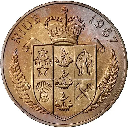 5 долларов 1987, Штеффи Граф [Ниуэ]